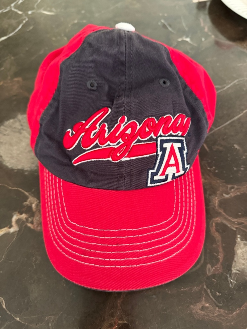 Top of the World Kids Red and Navy Arizona Baseball Cap